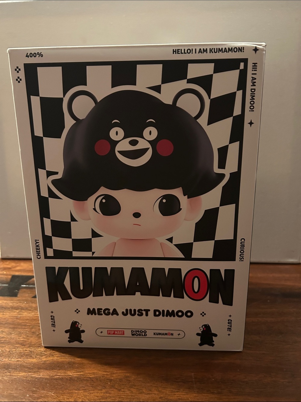 Kumamon Mega Just Dimoo Kids Toy Figure - Black & White